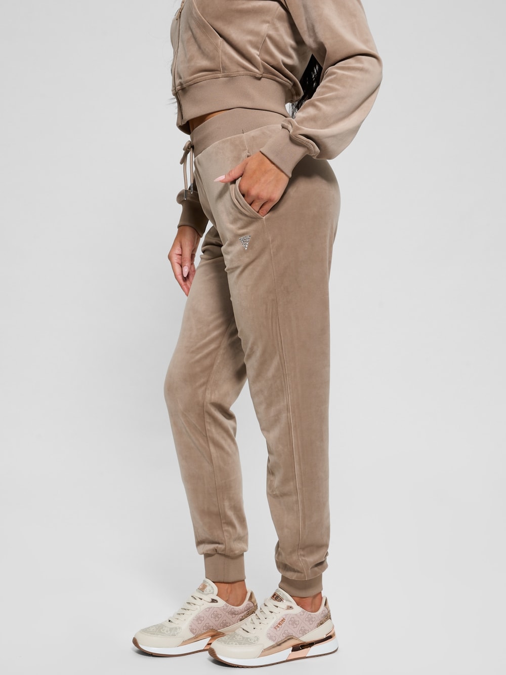 Eco Couture Velvet Joggers