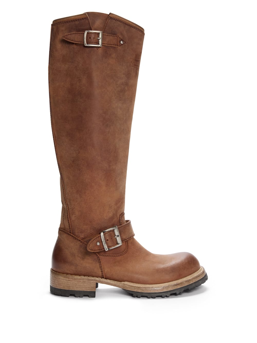 vintage suede biker boots