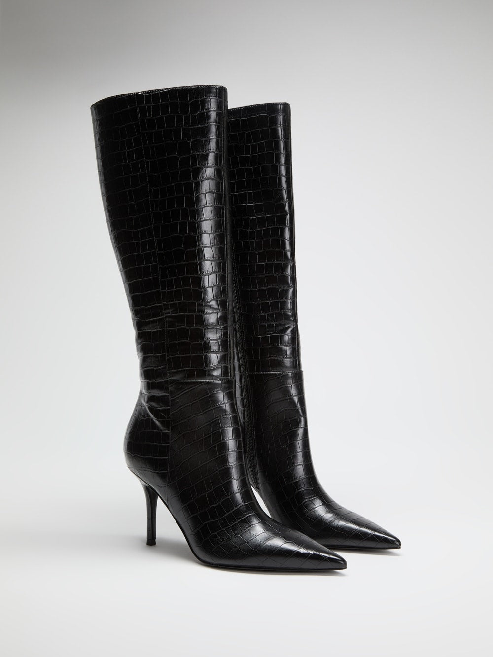 Gressa Knee-High Faux-Leather Boots