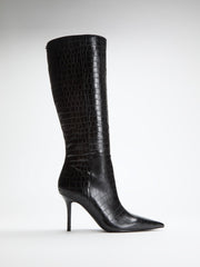 Gressa Knee-High Faux-Leather Boots