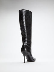 Gressa Knee-High Faux-Leather Boots