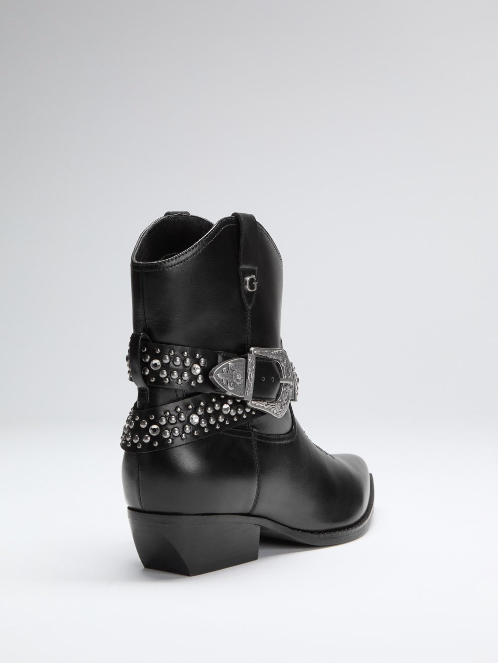 Lansly Studded Buckle Booties