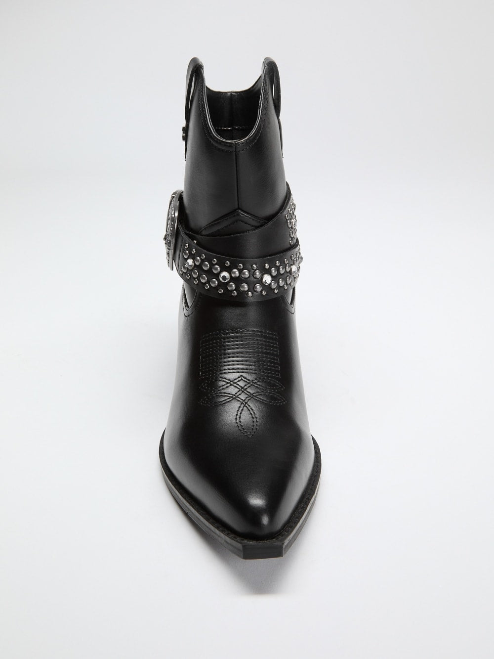 Lansly Studded Buckle Booties