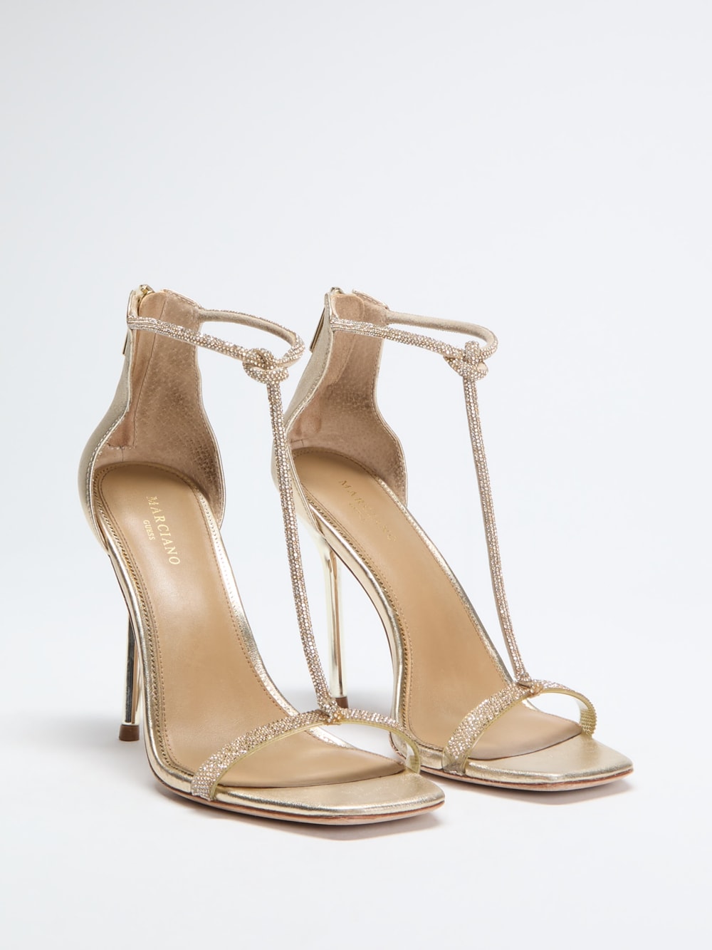 Olivia Embellished Leather Sandal