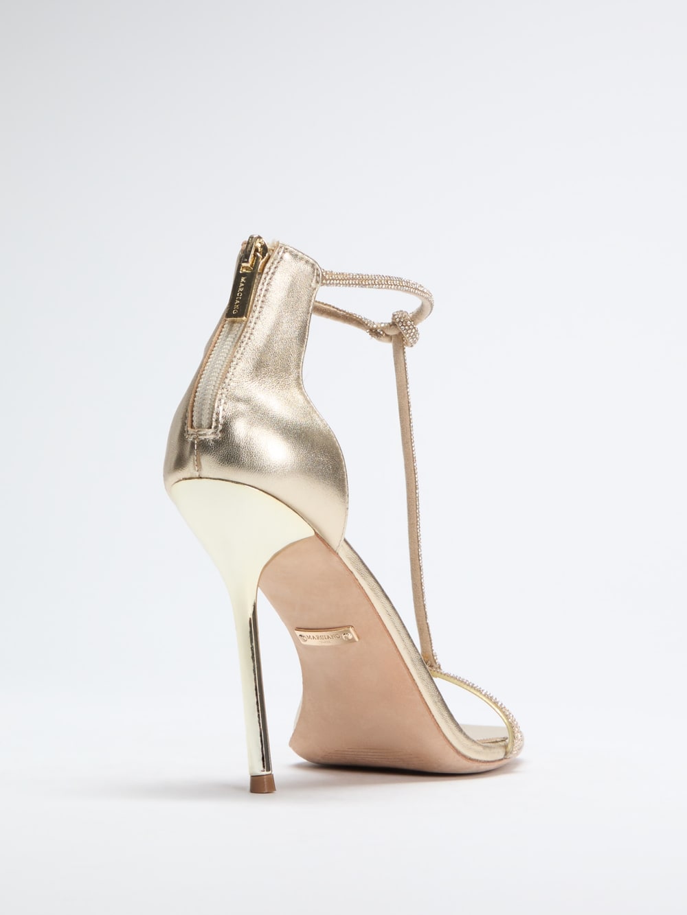 Olivia Embellished Leather Sandal