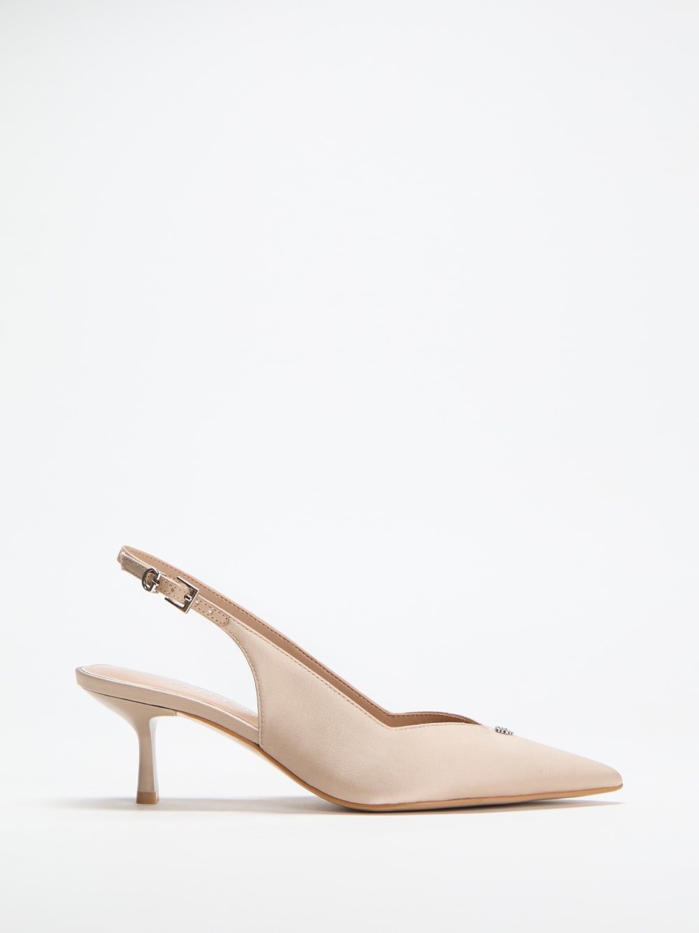 Yannick Satin Kitten Heels