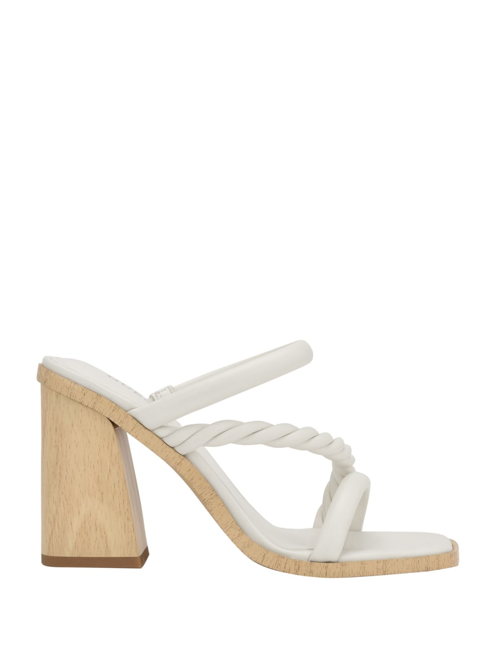 Barper Strappy Wooden Heel Sandals