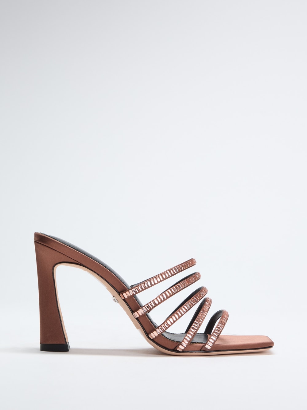 Baguette Rhinestone Mule