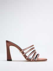 Baguette Rhinestone Mule