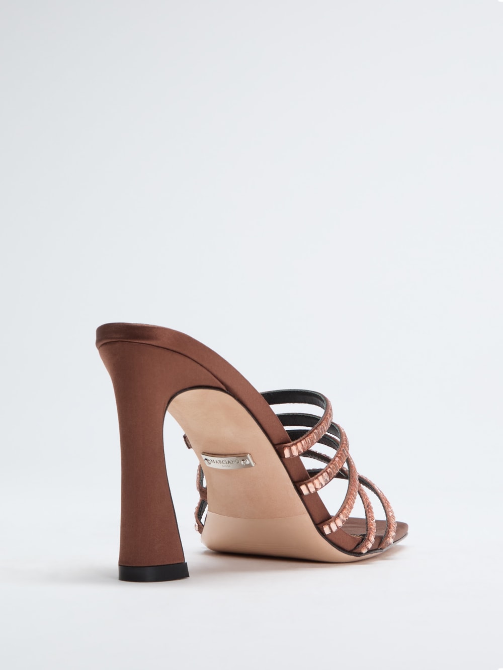 Baguette Rhinestone Mule