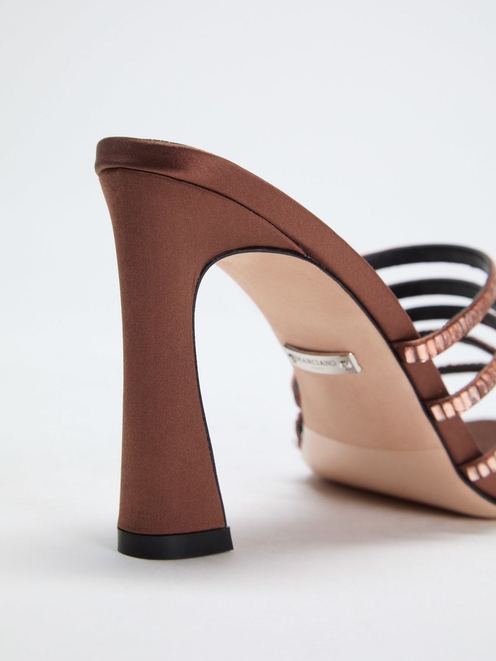 Baguette Rhinestone Mule
