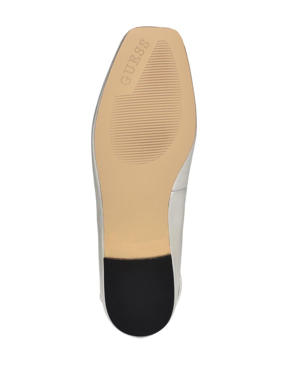 Metallic Ankle Strap Ballet Flats