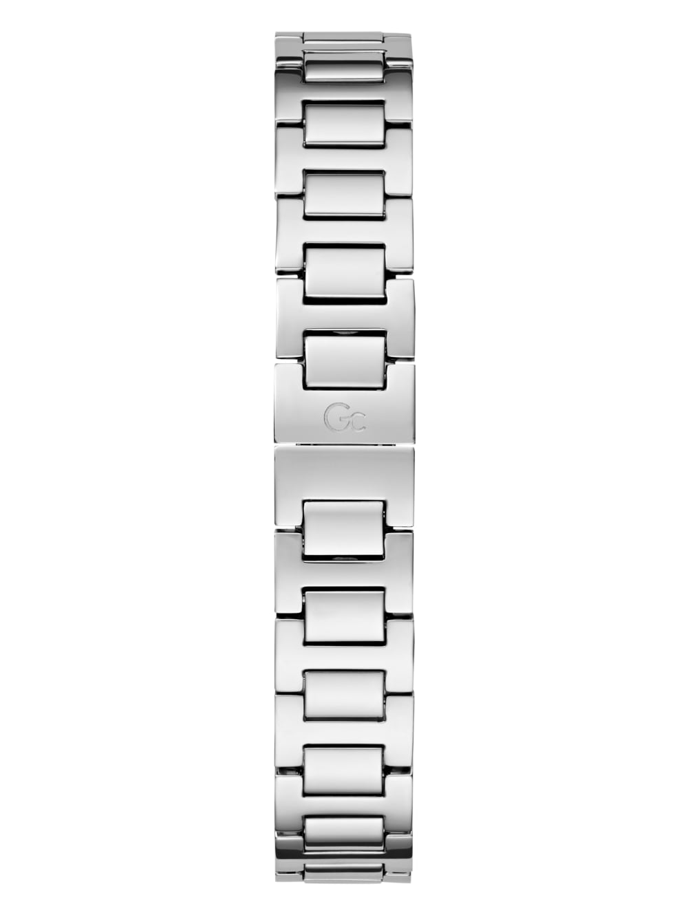 Silver-Tone and Blue Analog Watch