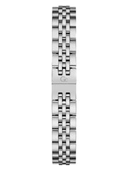 Silver-Tone and Light Green Analog Watch