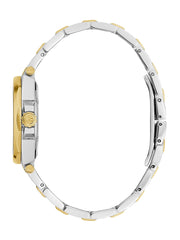 Gc Two-Tone and Green Analog Watch