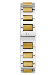 Gc Two-Tone and Green Analog Watch