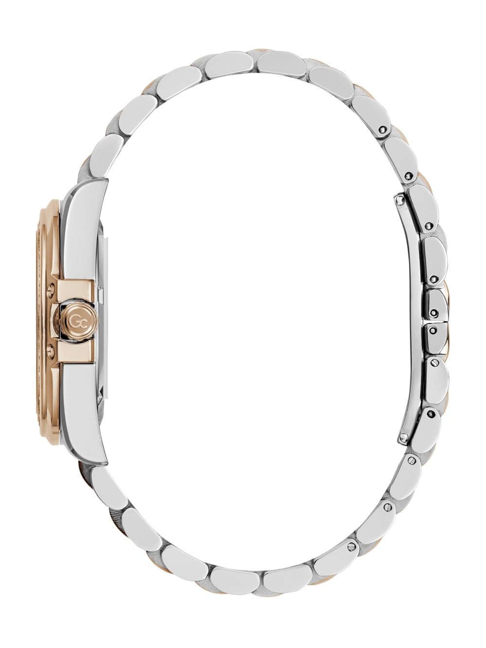 Gc Rose Gold and Silver-Tone Watch