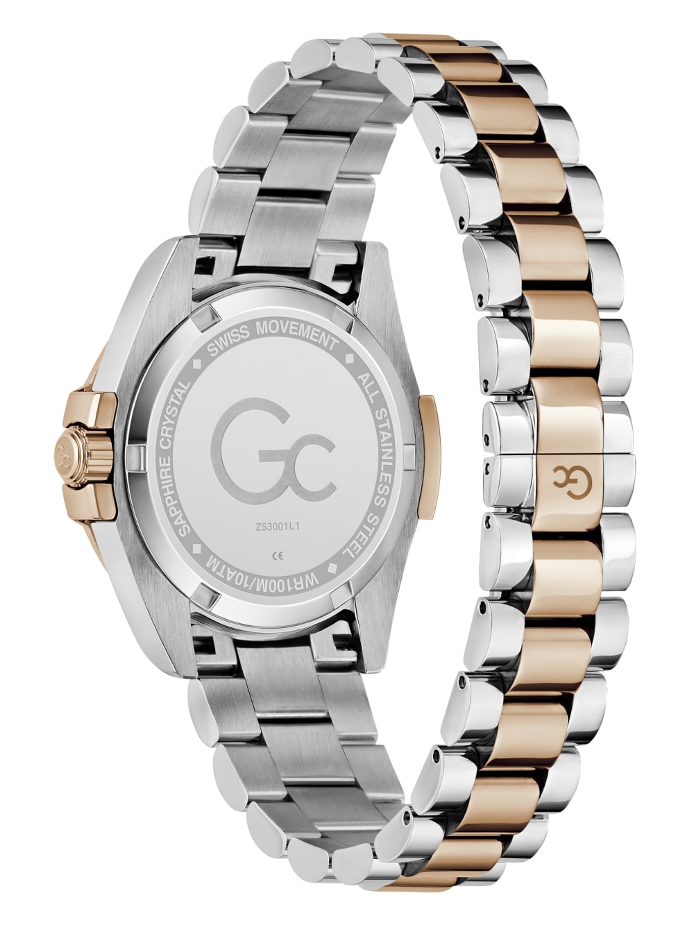 Gc Rose Gold and Silver-Tone Watch