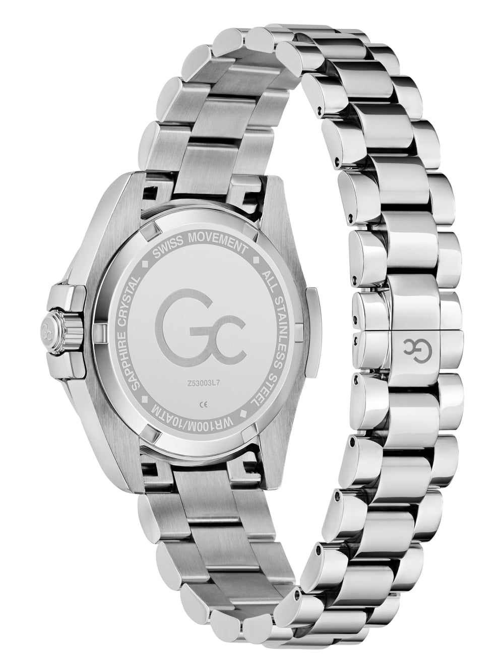 Gc Silver-Tone Analog Watch