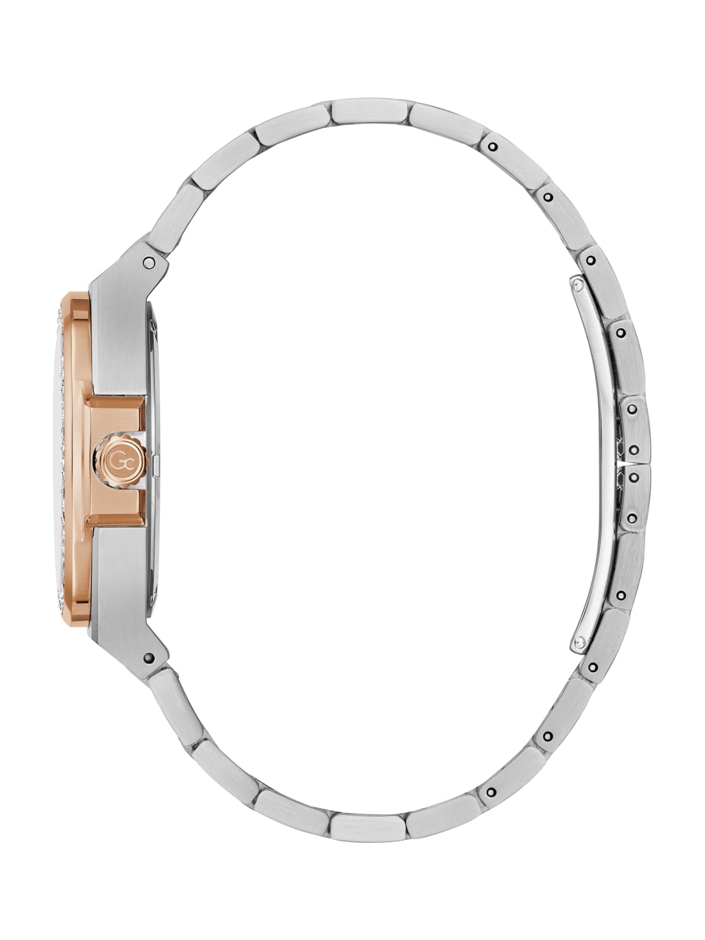Gc Two-Tone and Mother-of-Pearl Analog Watch