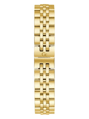 Gc Gold-Tone and Green Analog Watch