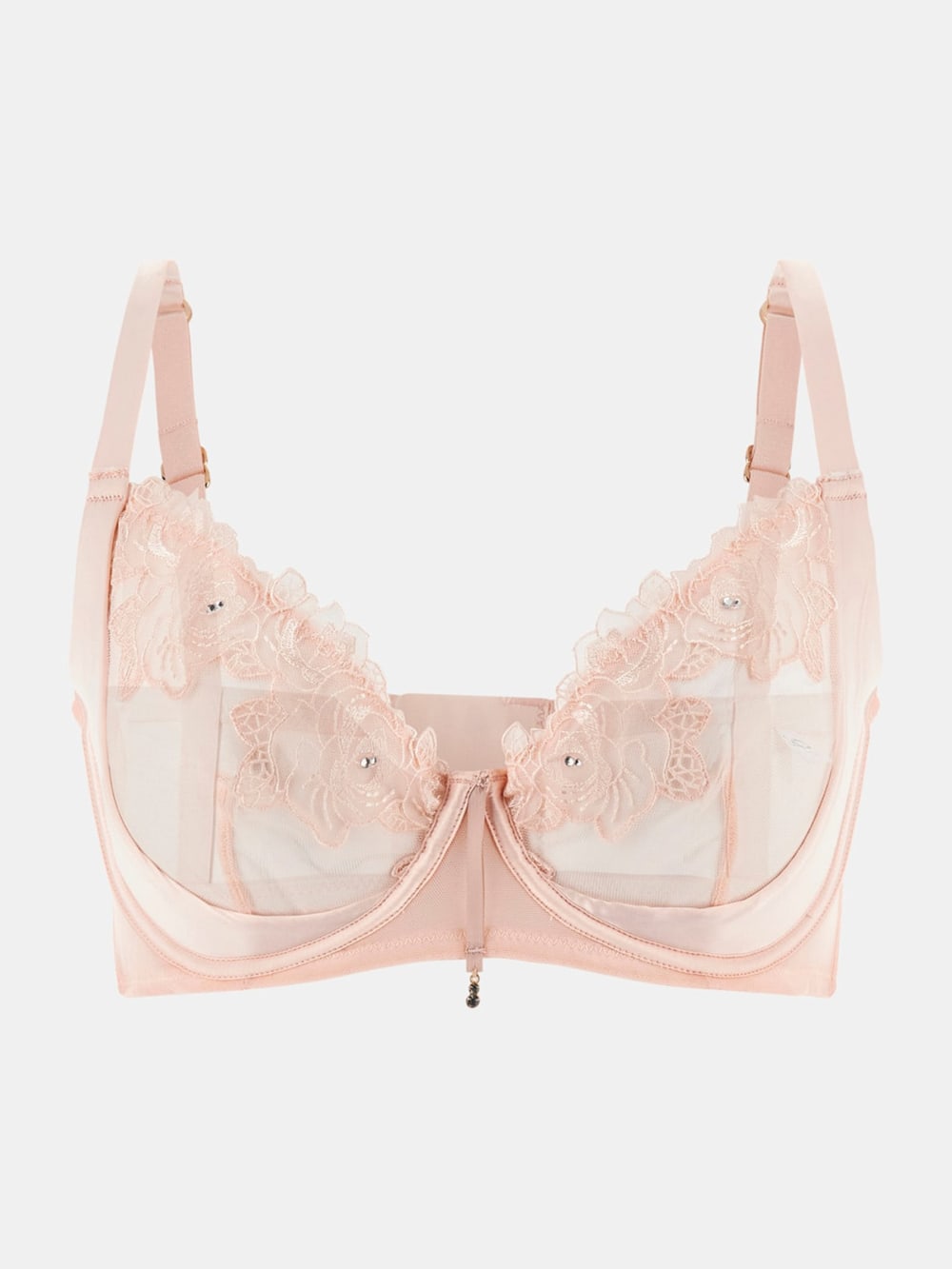 Lea Floral Applique Underwire Bra