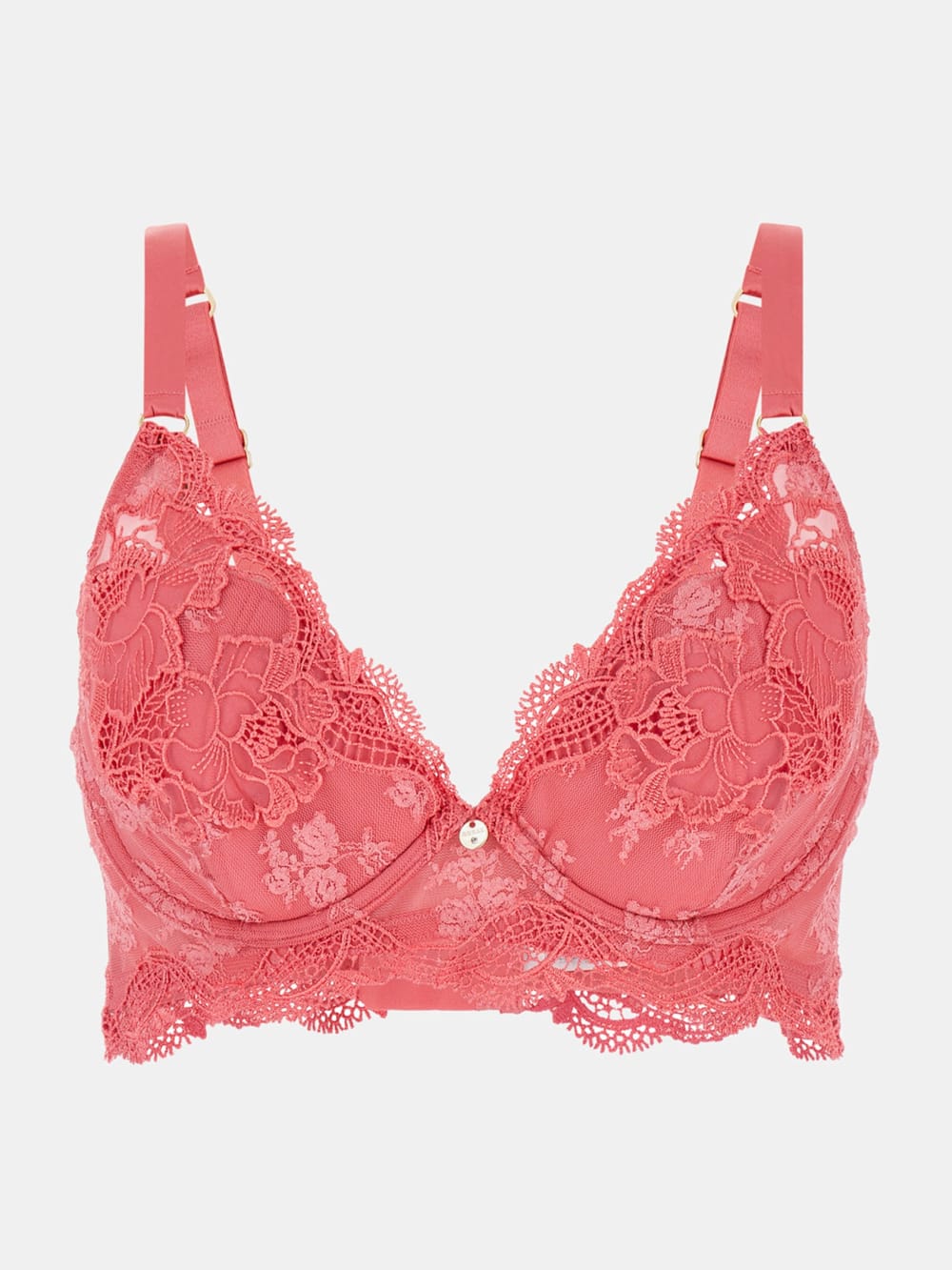 Louise Floral Lace Padded Halter Bra