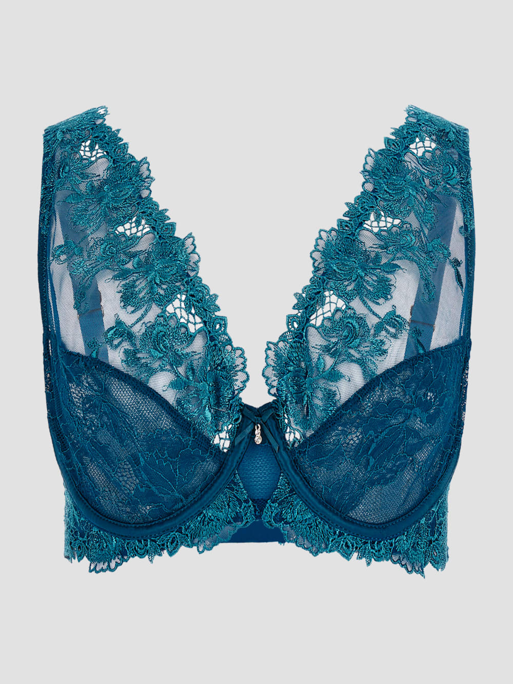 Rebecca Floral Lace Halter Bra