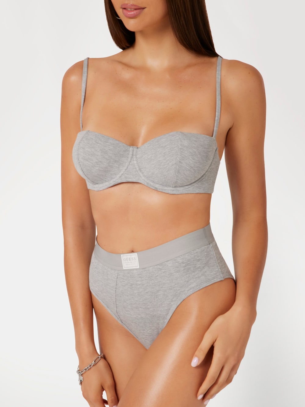 Eco Tessa Rib High-Waist Brazilian Panty