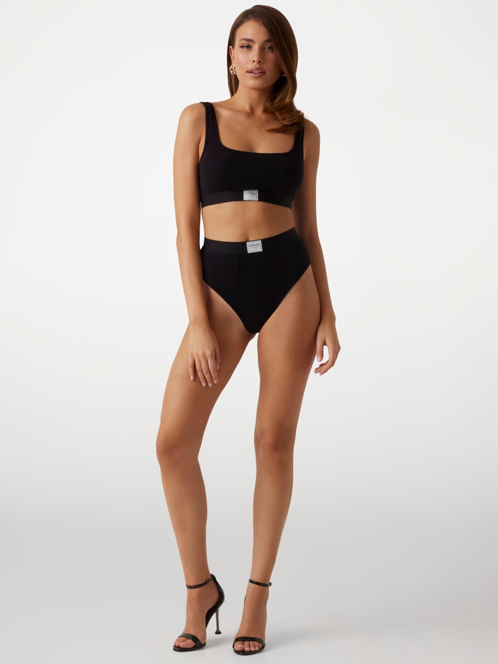 Eco Tessa Rib High-Waist Brazilian Panty