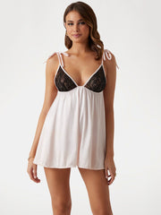 Vanessa Babydoll Slip and Thong Set