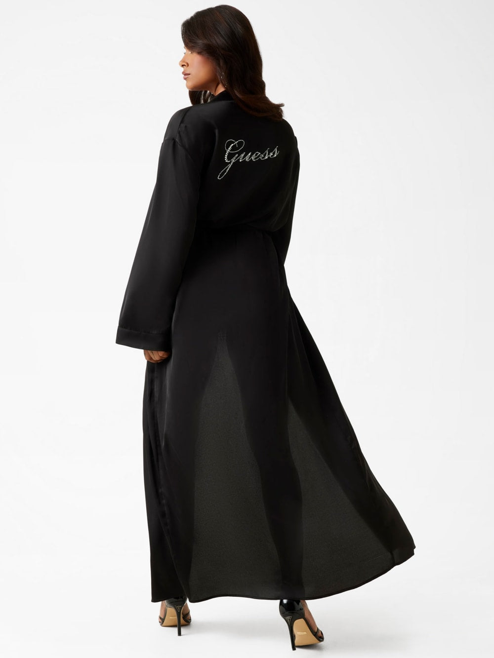 Eco Strass Rhinestone Signature Longline Robe