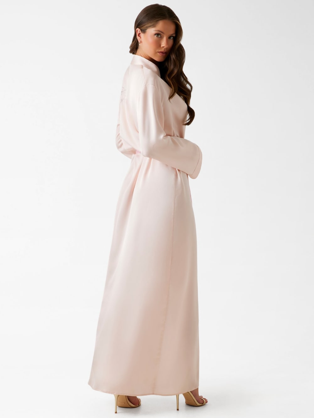 Eco Strass Rhinestone Signature Longline Robe