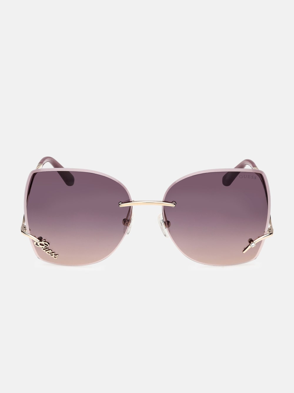Raelynn Square Rimless Sunglasses