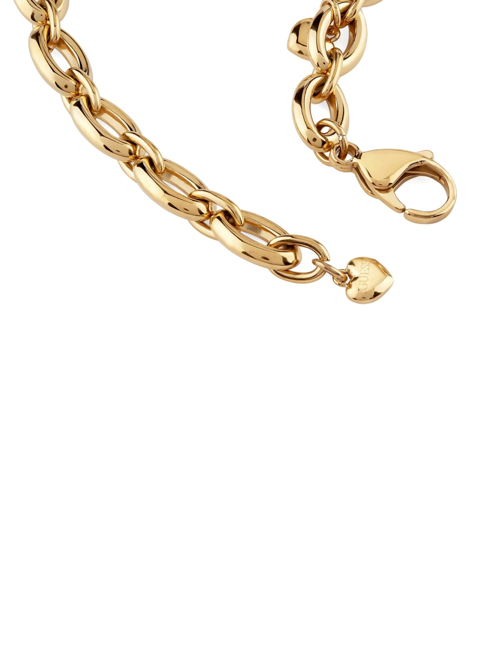 Gold-Tone Enamel and Pav  Heart Bracelet