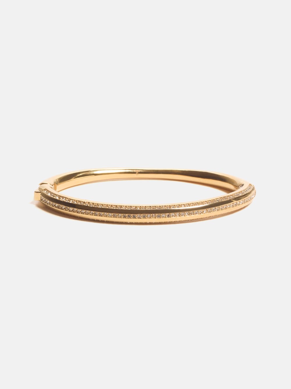 Gold-Tone Pav  Bangle