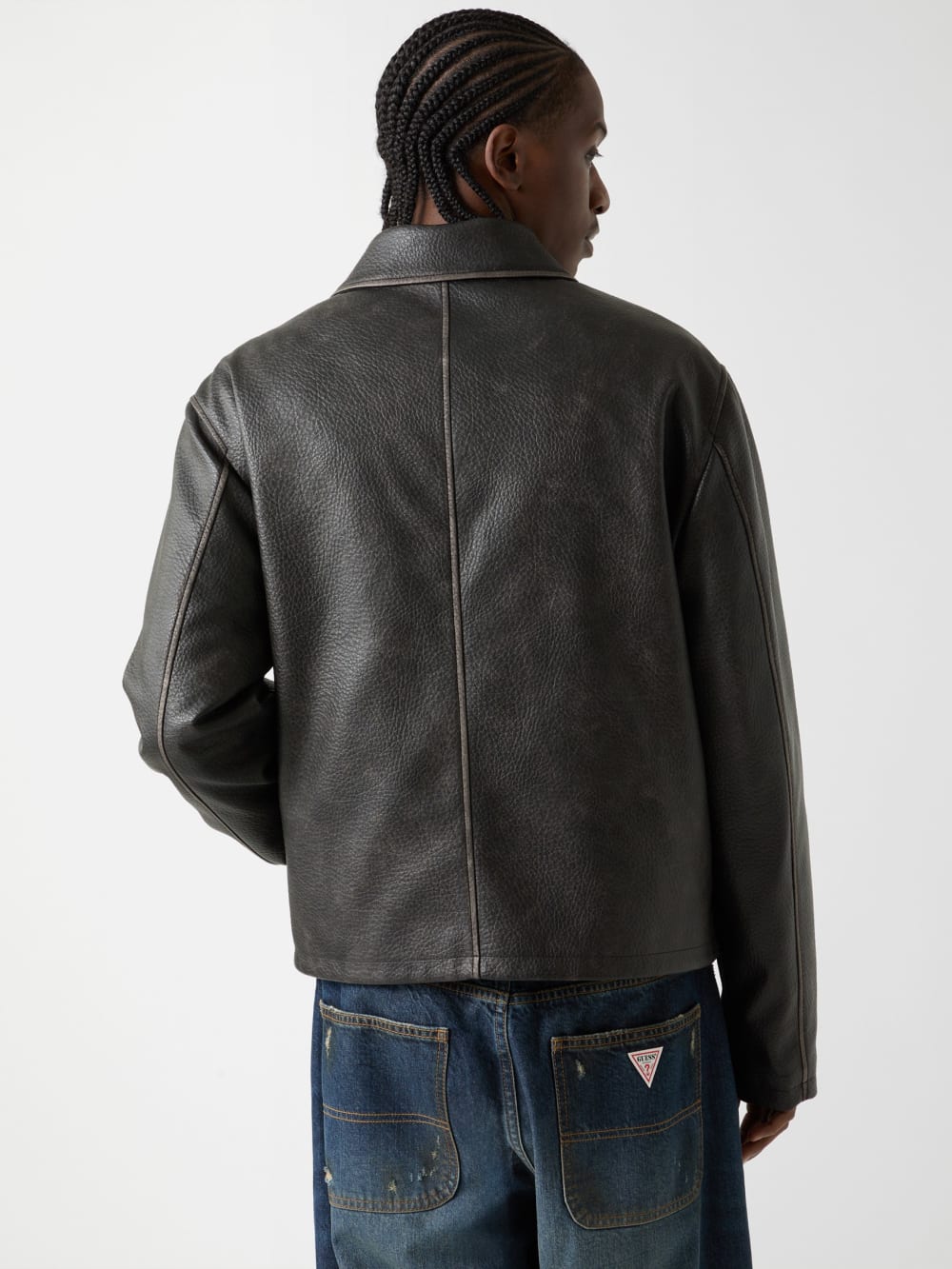 GUESS Originals Faux-Leather Jacket