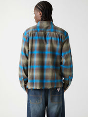 GUESS Originals Eco Plaid Boxy Pocket Shirt
