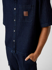 Oversize cropped shirt
