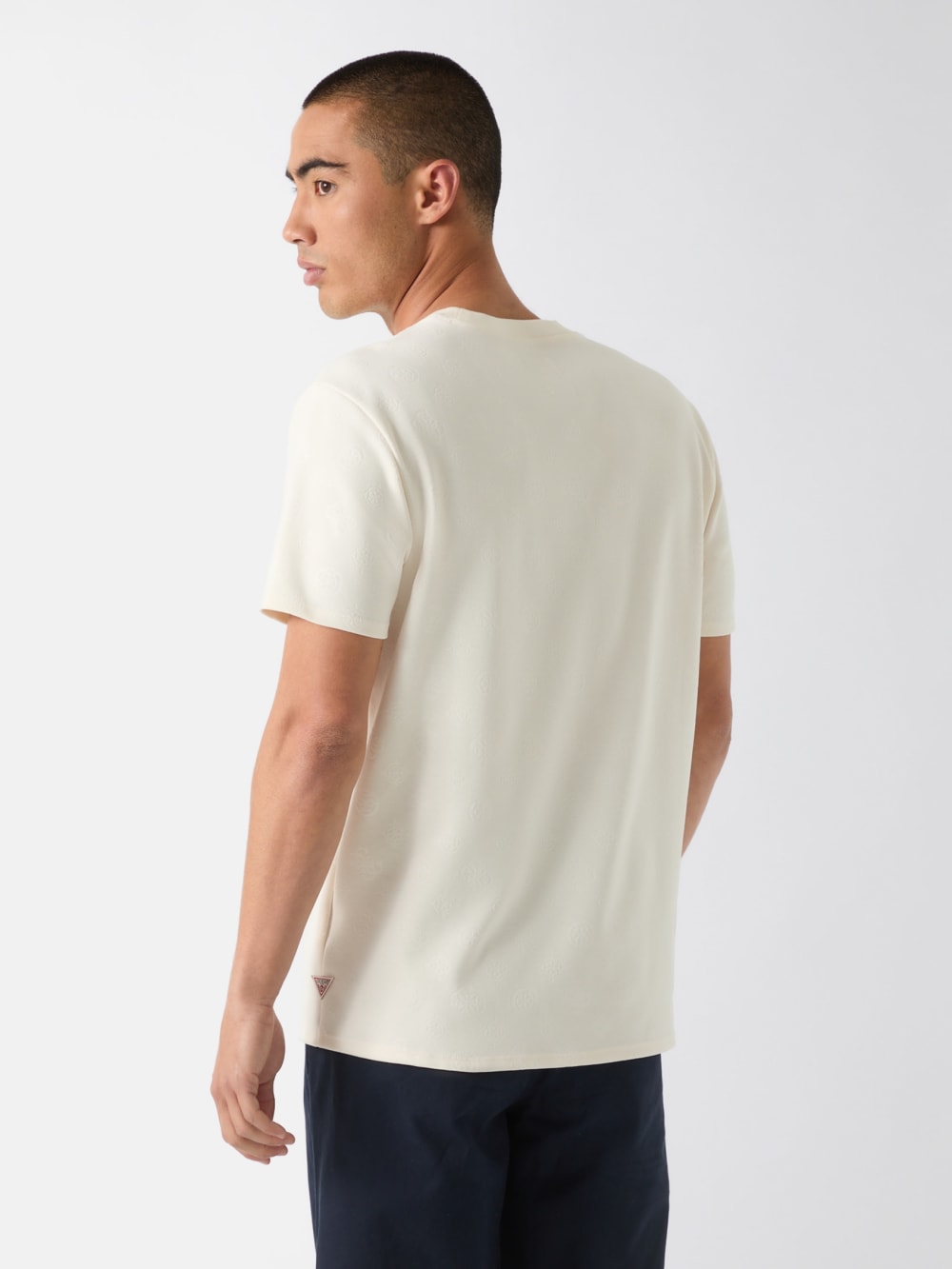 Embossed logo shirt