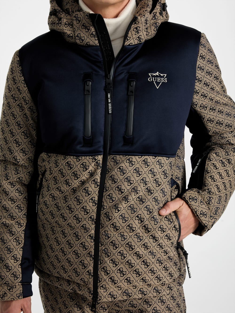 4G logo ski jacket
