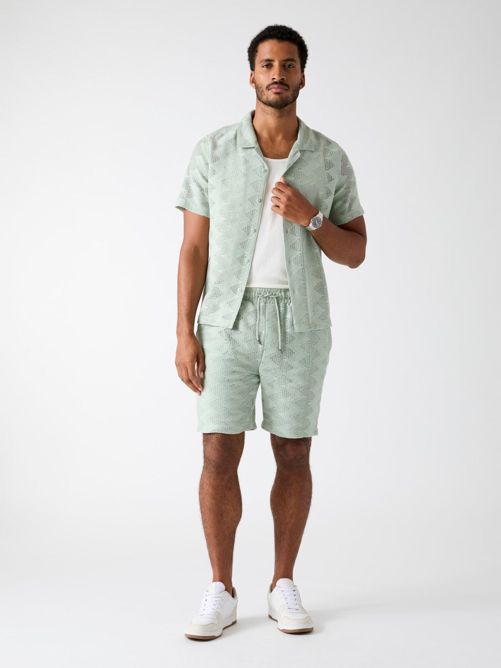 Openwork shirt