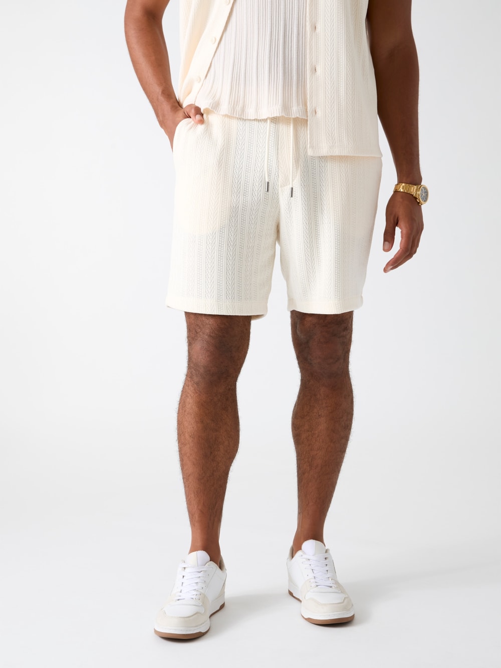 Knitted shorts