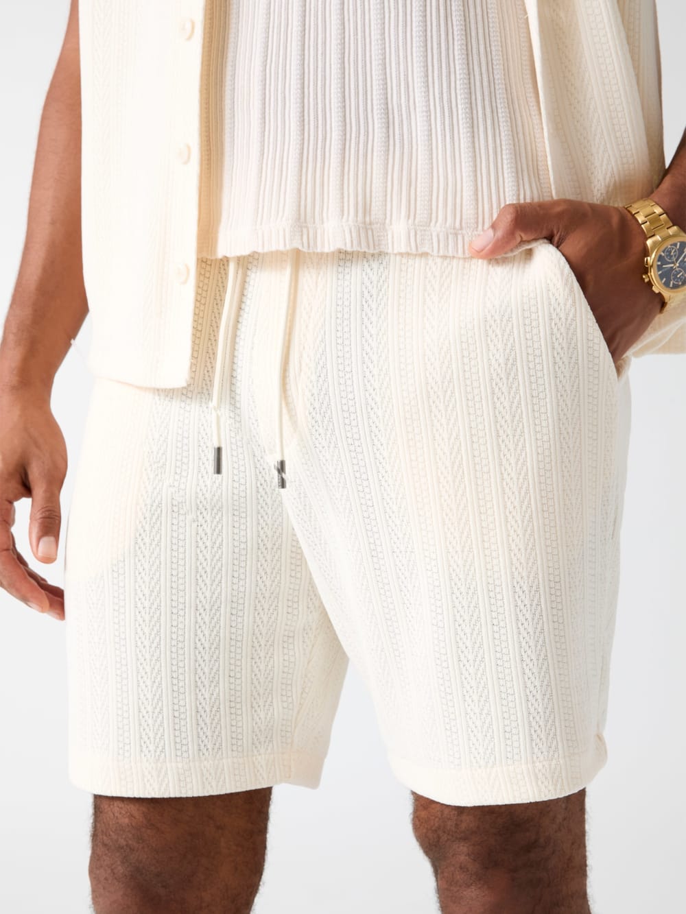 Knitted shorts
