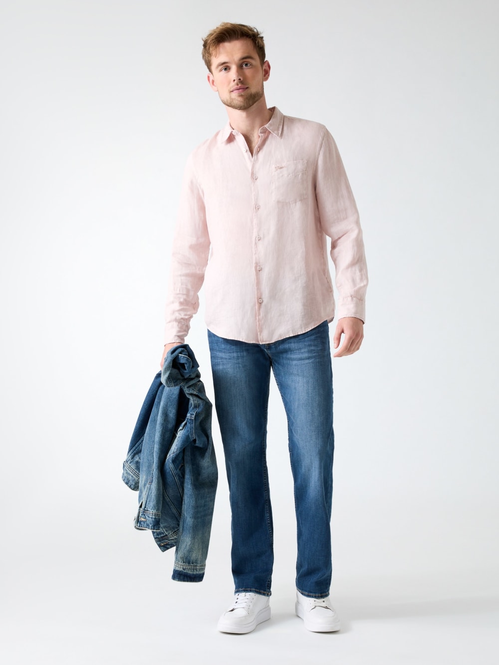 Linen striped shirt