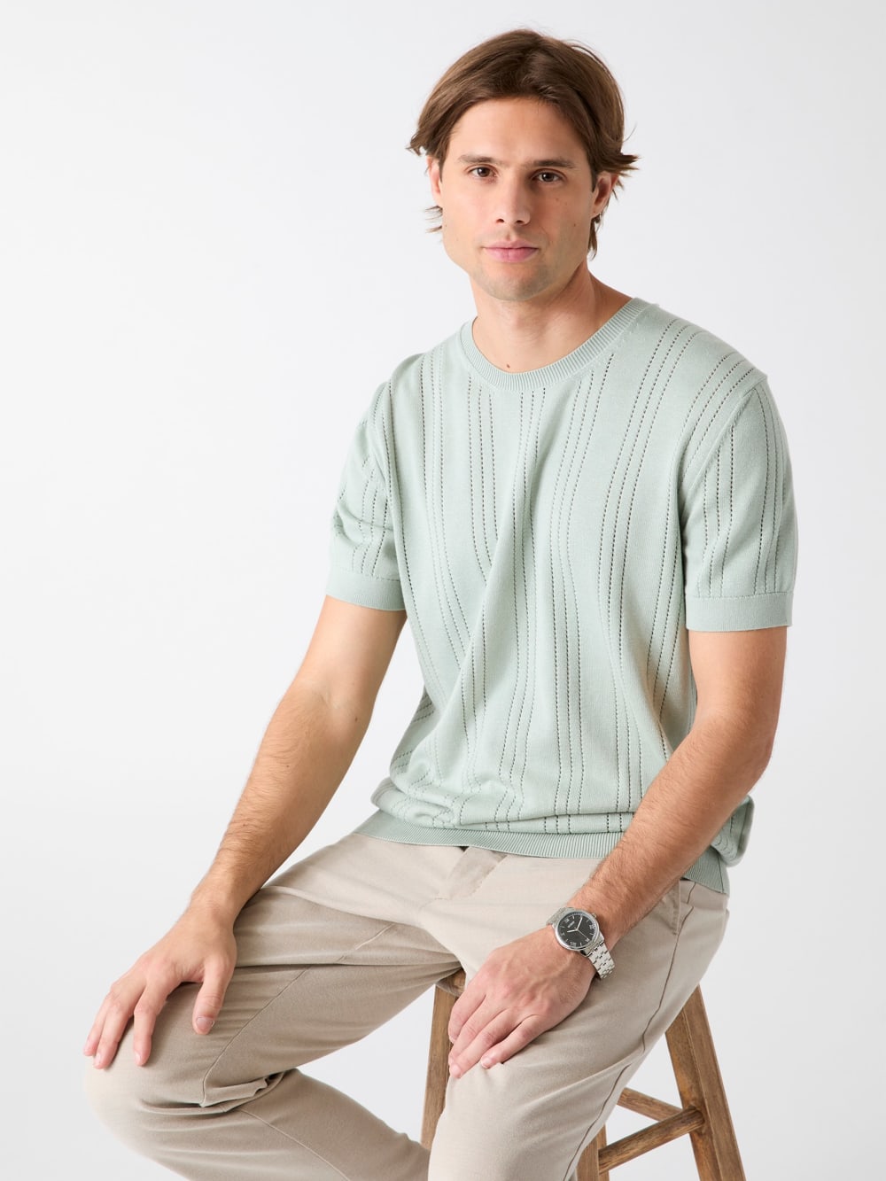 Knitted t-shirt