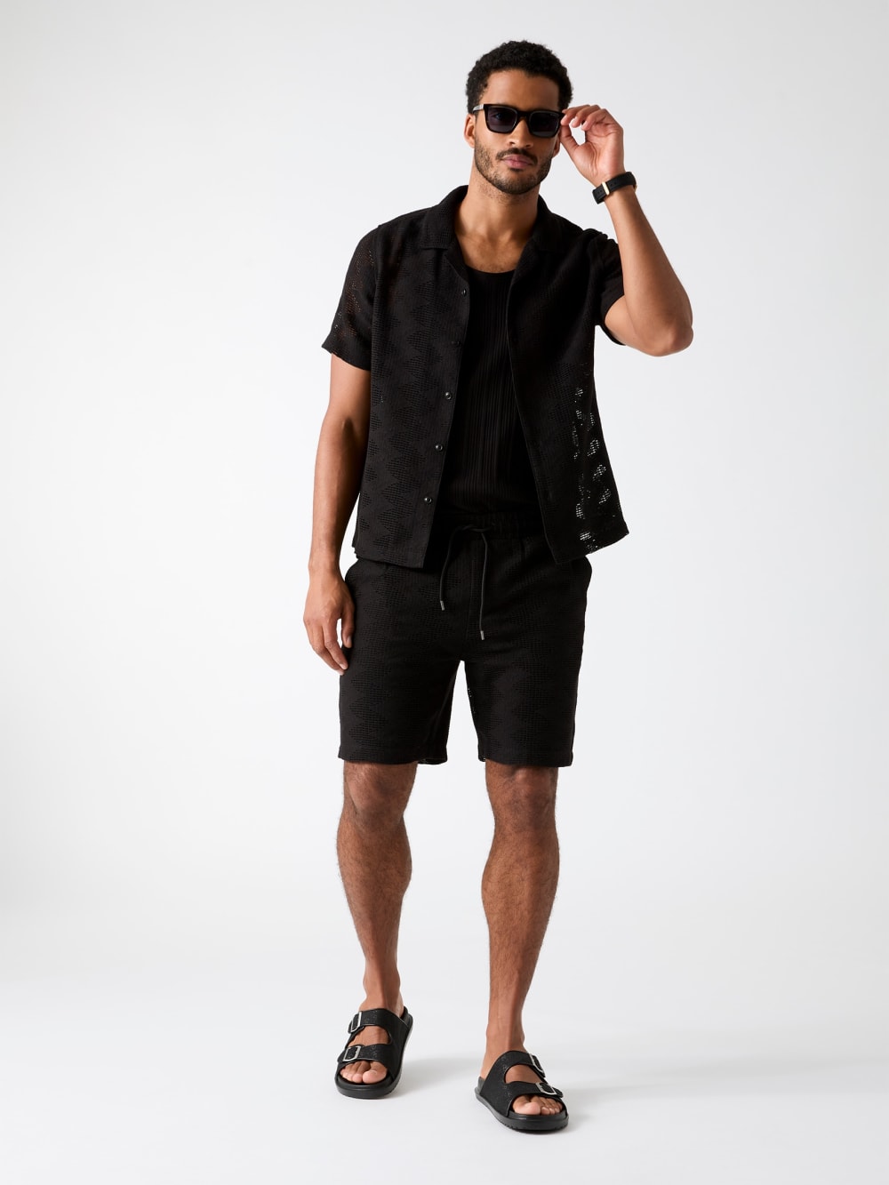 Openwork shirt