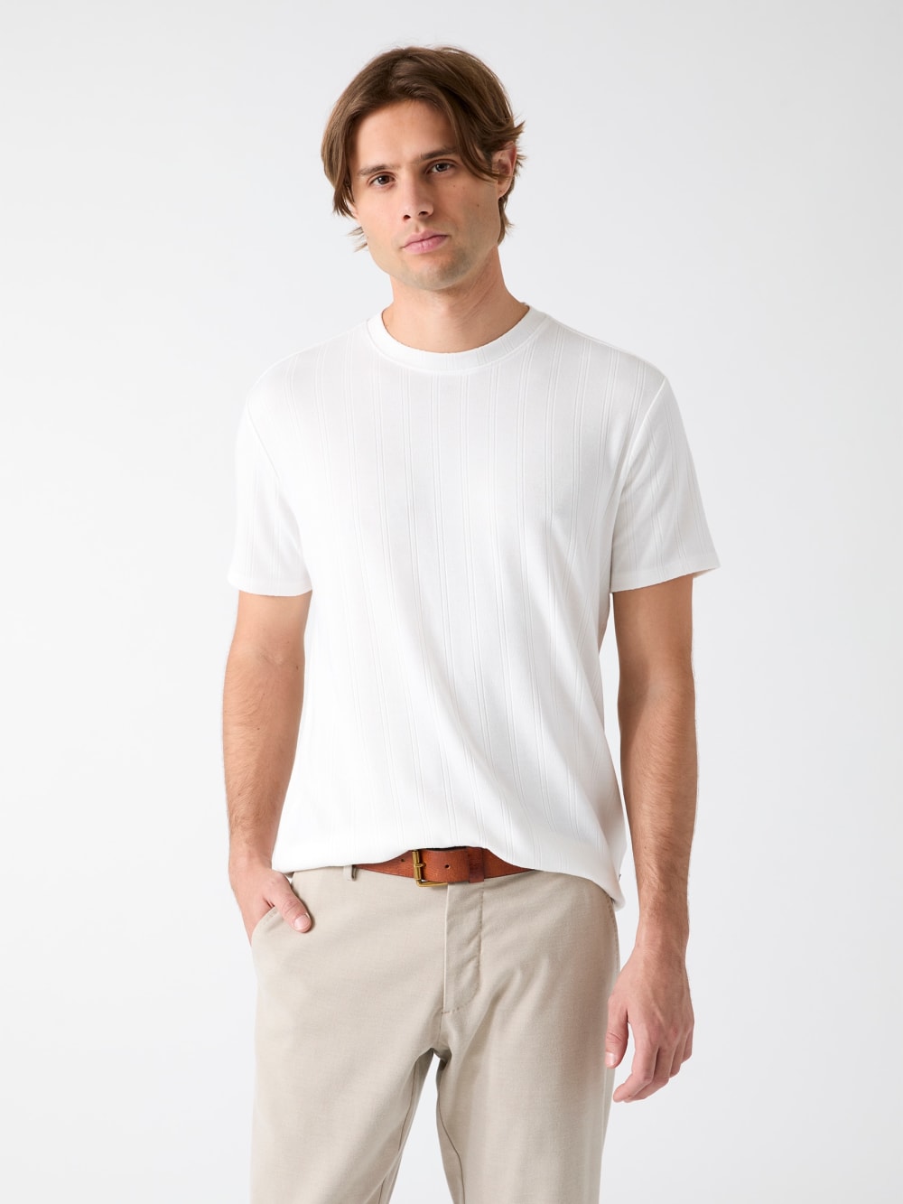 Viscose-blend t-shirt