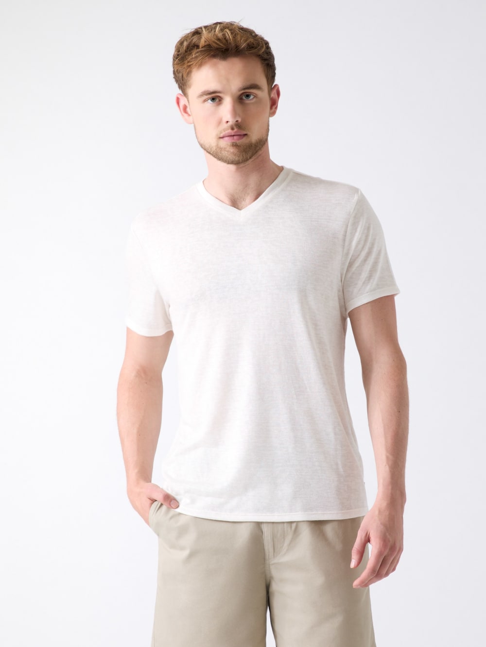 Viscose-blend t-shirt
