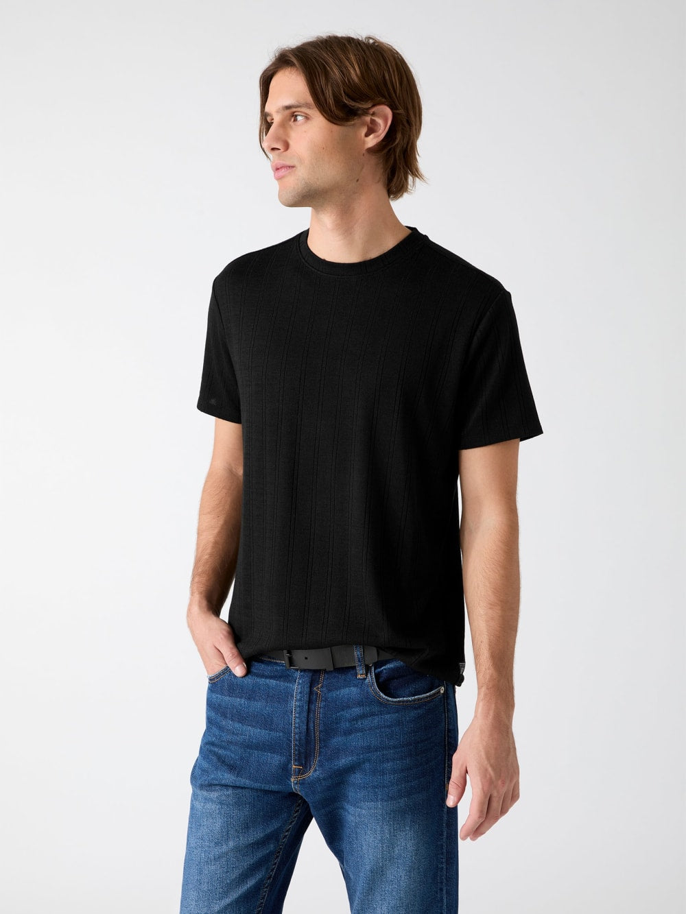 Viscose-blend t-shirt